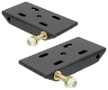 Picture of RockJock Jeep CJ Front HD Leaf Spring Plates w- Shock Mounts For 2in Springs