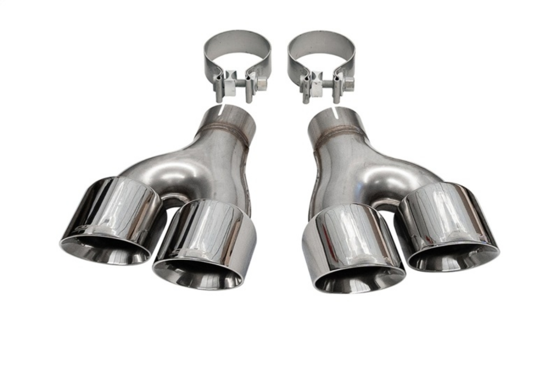 Picture of Corsa 2011-2021 Jeep Grand Cherokee Twin 2-5in Inlet - 4in Outlet Polished Pro-Series Tip Kit