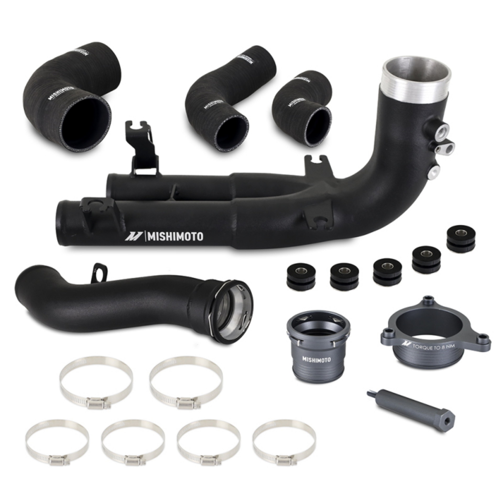 Picture of Mishimoto 2021+ BMW G8X M3-M4 Hot Side Intercooler Charge Pipe Kit
