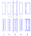 Picture of King GM 379 V8 OHV Size 0-50mm Main Bearing Set