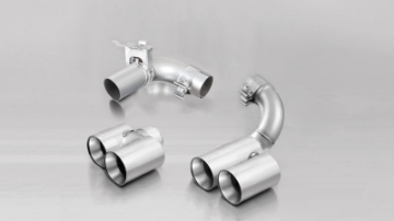 Picture of Remus 2012 BMW 3 Series F30 LCI Sedan - F31 LCI Touring Chrome 76mm Straight Cut Tail Pipe Set