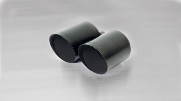 Picture of Remus 2012 Ford Focus ST 2-0L Ecoboost 115mm Angled Stamped Black Chrome Tail Pipe Set