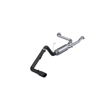 Picture of MBRP 22-23 Nissan Frontier 3-8L 3in Tip 3in Cat Back Single Side Exit  Street Profile - Black Coated