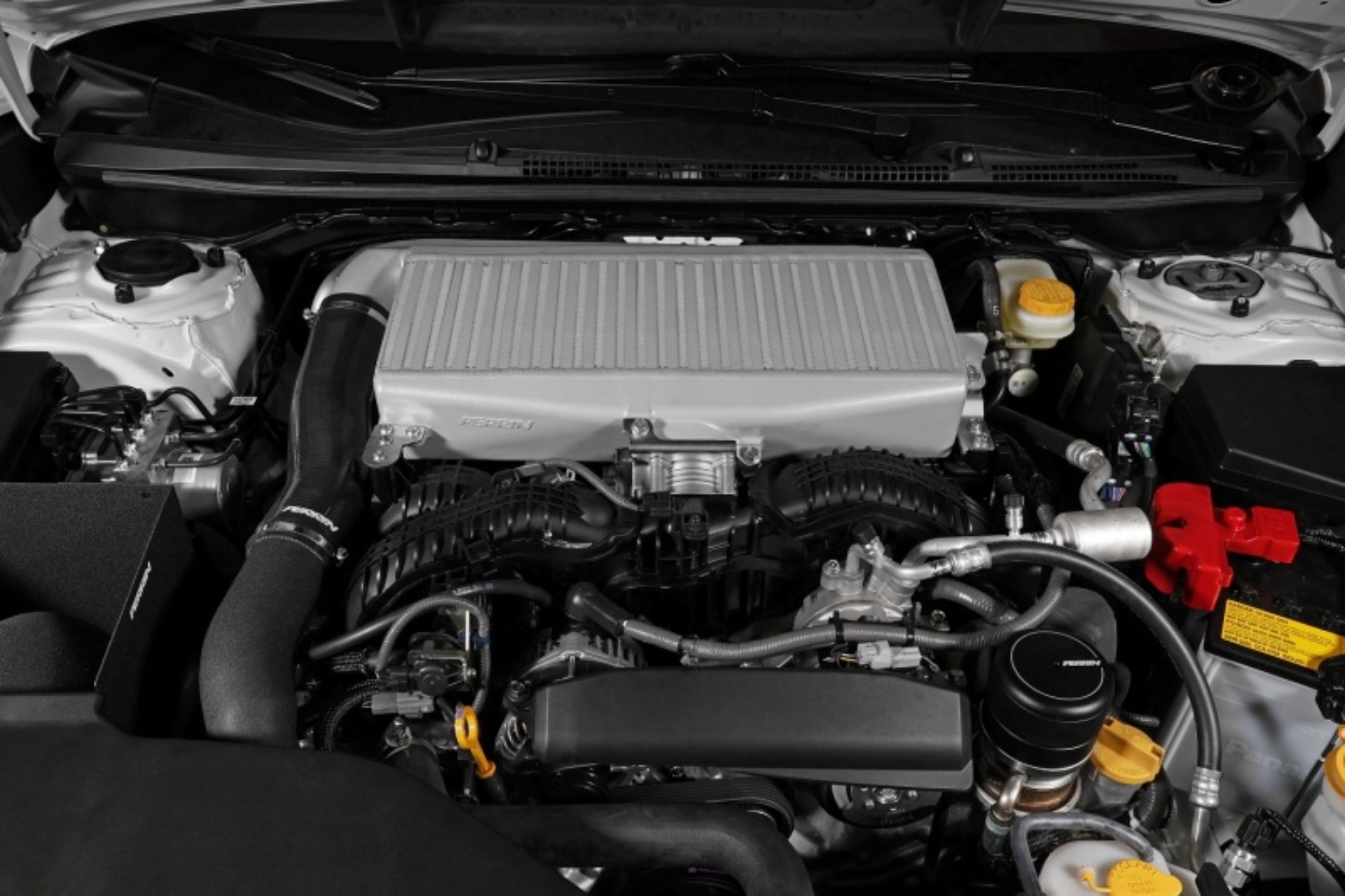 Picture of PERRIN 22-25 Subaru WRX - 19-25 Ascent - 20-25 Outback & Legacy Turbo Top Mount Intercooler - Silver