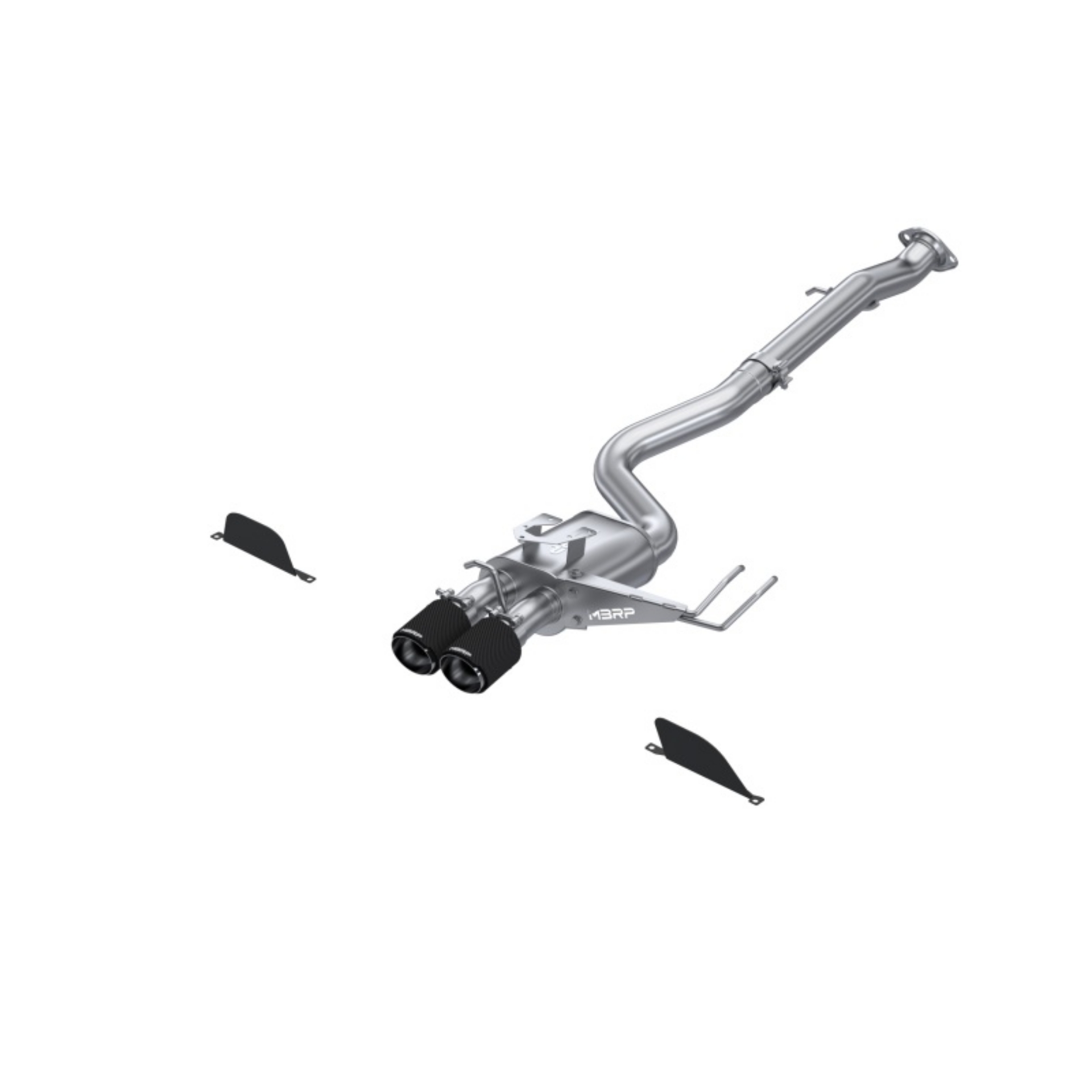 Picture of MBRP 2023 Toyota Corolla GR 1-6L T304 SS 3in Cat-Back Dual Center Rear w- Carbon Fiber Tips