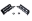 Picture of Fishbone Offroad 2021+ Ford Bronco Foot Pegs - Black