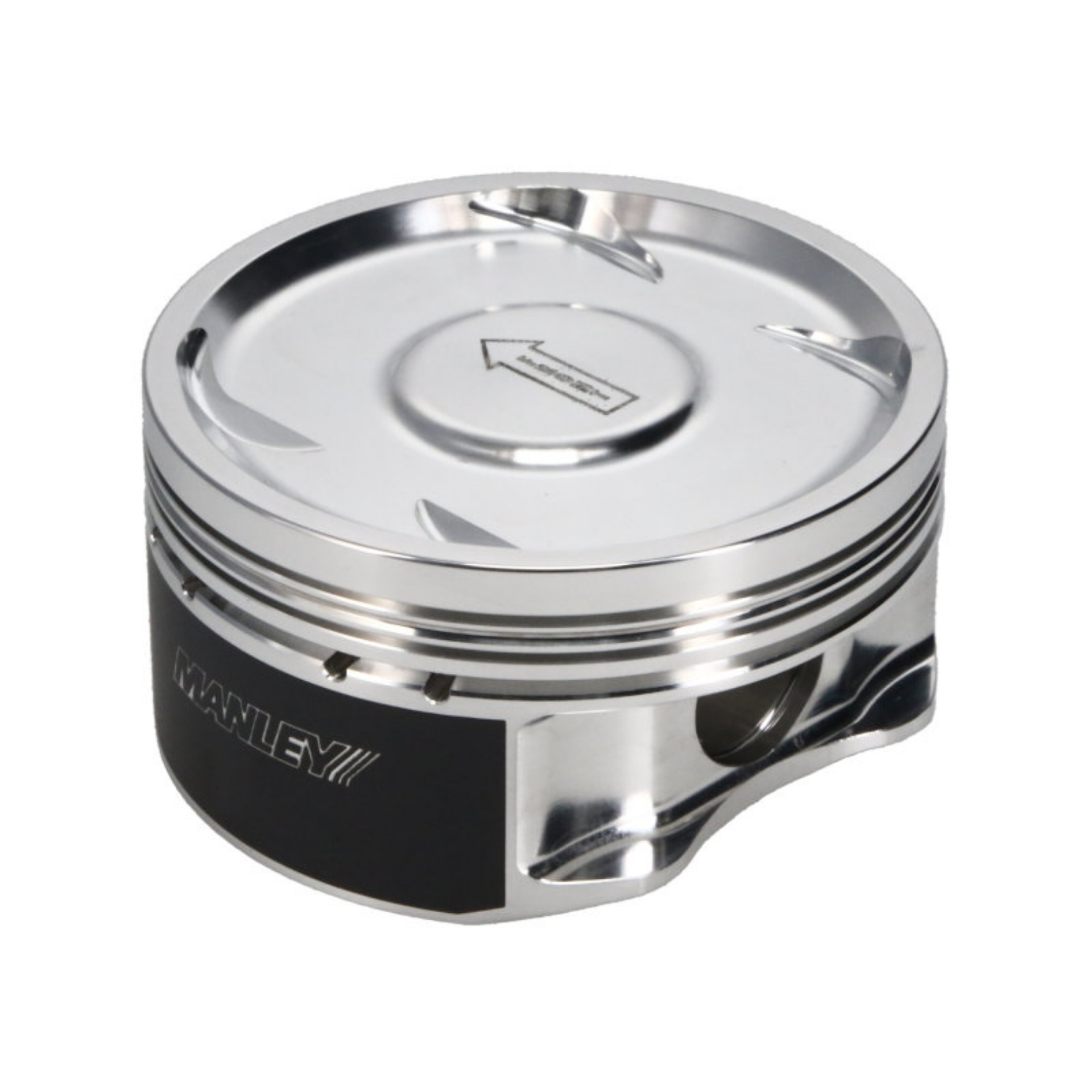 Picture of Manley 04+ Subaru WRX STi EJ257 STD Stroke 99-5mm STD Bore 8-5:1 Dish Piston Set with Rings