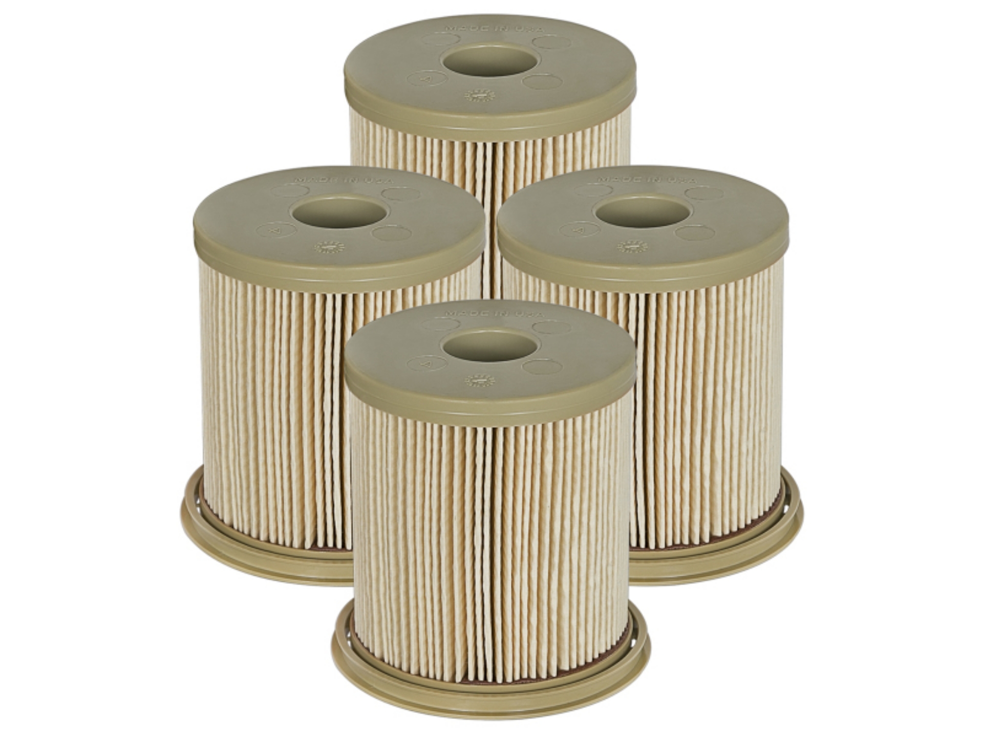 Picture of aFe ProGuard D2 Fuel Filters 4 Pack Dodge Diesel Trucks 97-99 L6-5-9L td