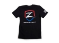 Picture of Zone Offroad Black Premium Cotton T-Shirt w- Patriotic Zone Logos - Medium
