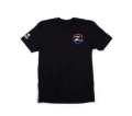Picture of Zone Offroad Black Premium Cotton T-Shirt w- Patriotic Zone Logos - Medium