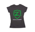 Picture of Zone Offroad Charcoal Gray Premium Cotton T-Shirt w- Zone Offroad Logo - Womens - Large