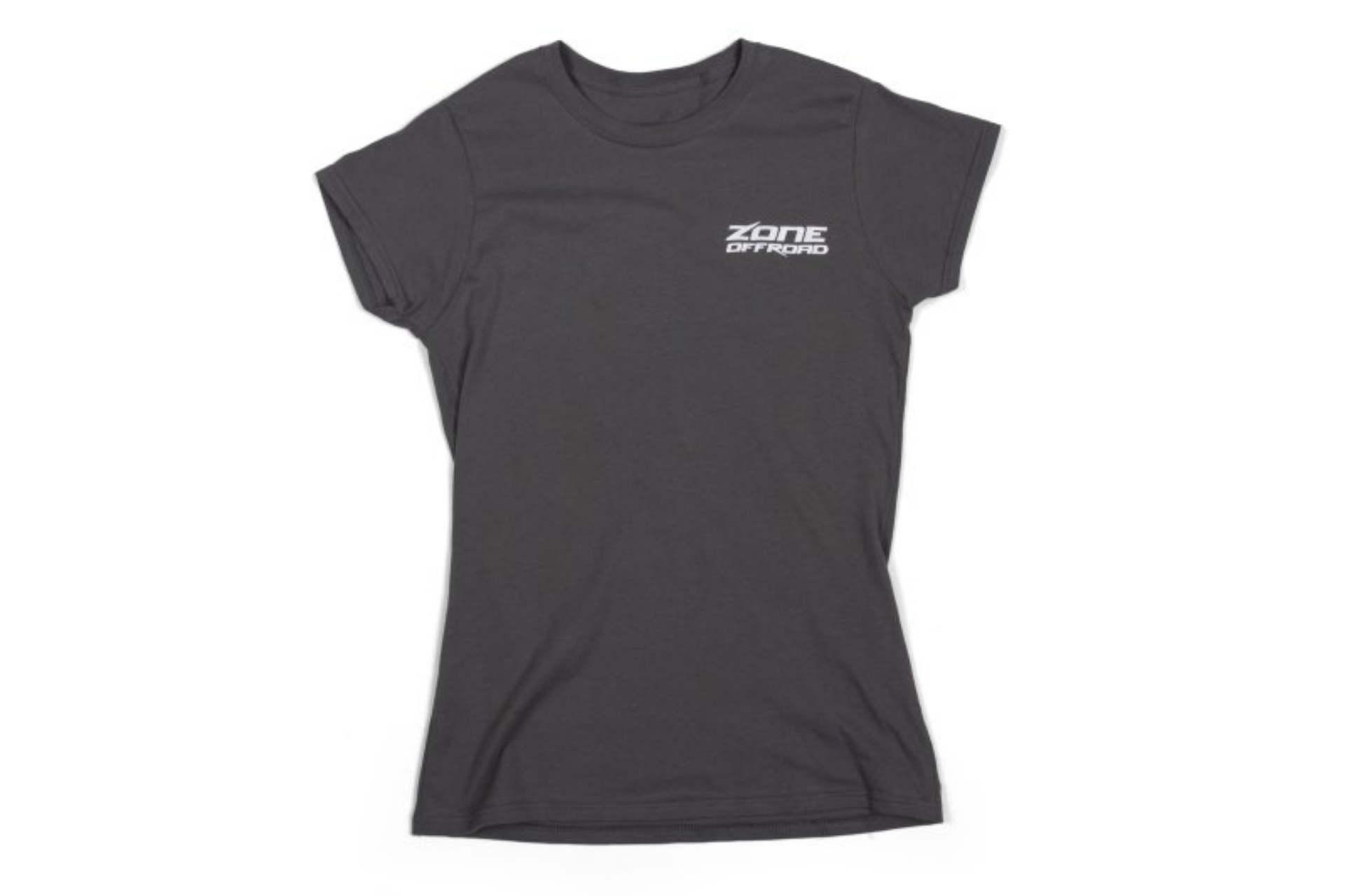 Picture of Zone Offroad Charcoal Gray Premium Cotton T-Shirt w- Zone Offroad Logo - Womens - Small