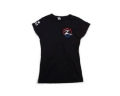 Picture of Zone Offroad Black Premium Cotton T-Shirt w- Patriotic Zone Logos - Womens - 2XL
