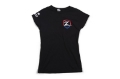 Picture of Zone Offroad Black Premium Cotton T-Shirt w- Patriotic Zone Logos - Womens - S