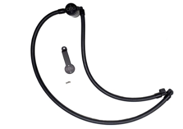 Picture of J&L 20-24 Jeep Wrangler 2-0L Driver Side Oil Separator 3-0 - Black Anodized