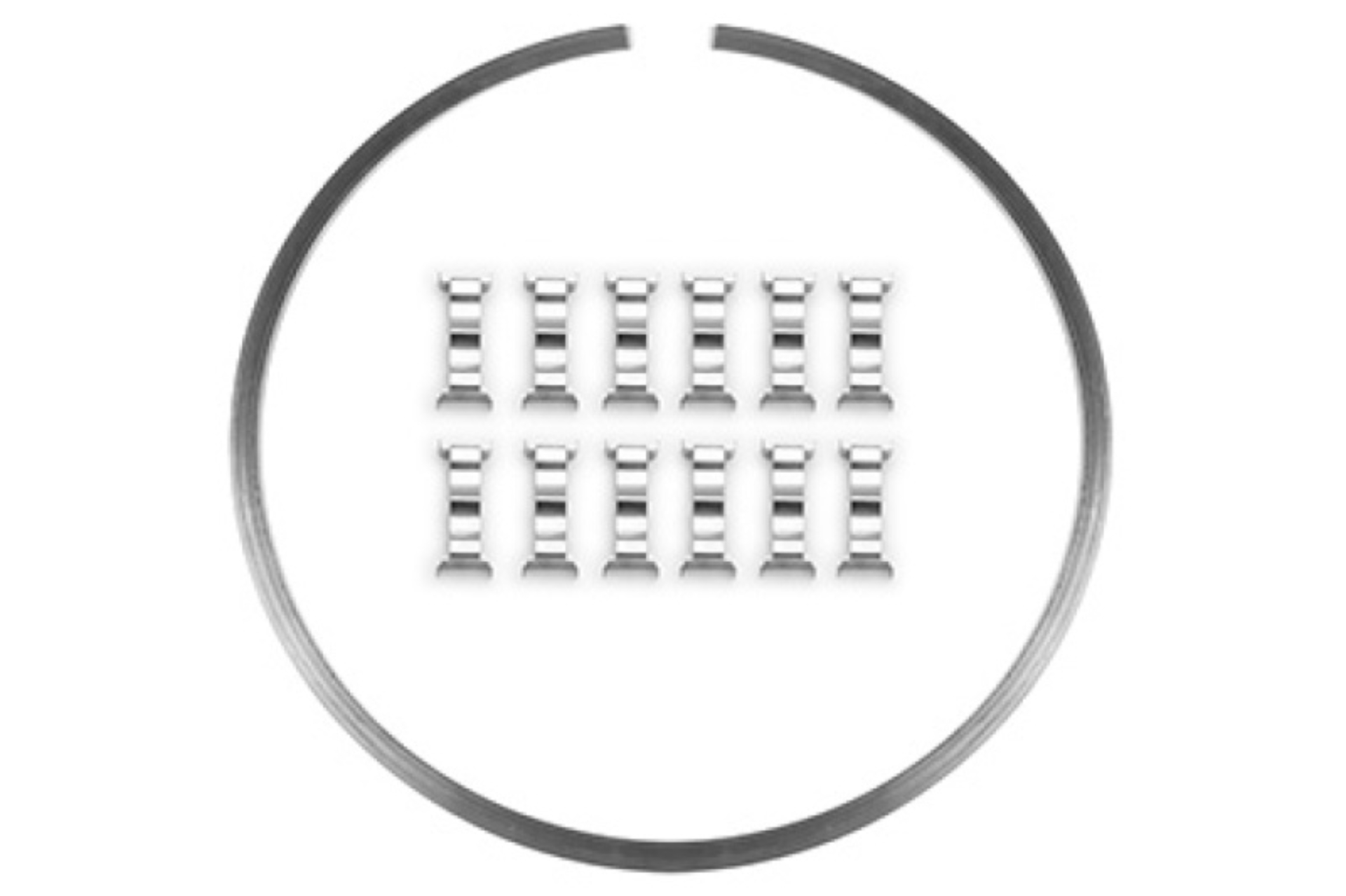 Picture of Wilwood 8-80in Diameter Dynapro Lug Rotor and Snap Ring Dynamic Kit - Stainless Steel