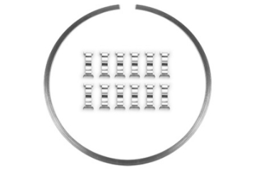Picture of Wilwood 8-80in Diameter Dynapro Lug Rotor and Snap Ring Dynamic Kit - Stainless Steel