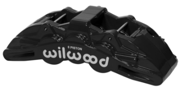 Picture of Wilwood Caliper Black SX6R 4-04in Piston 1-25in Disc
