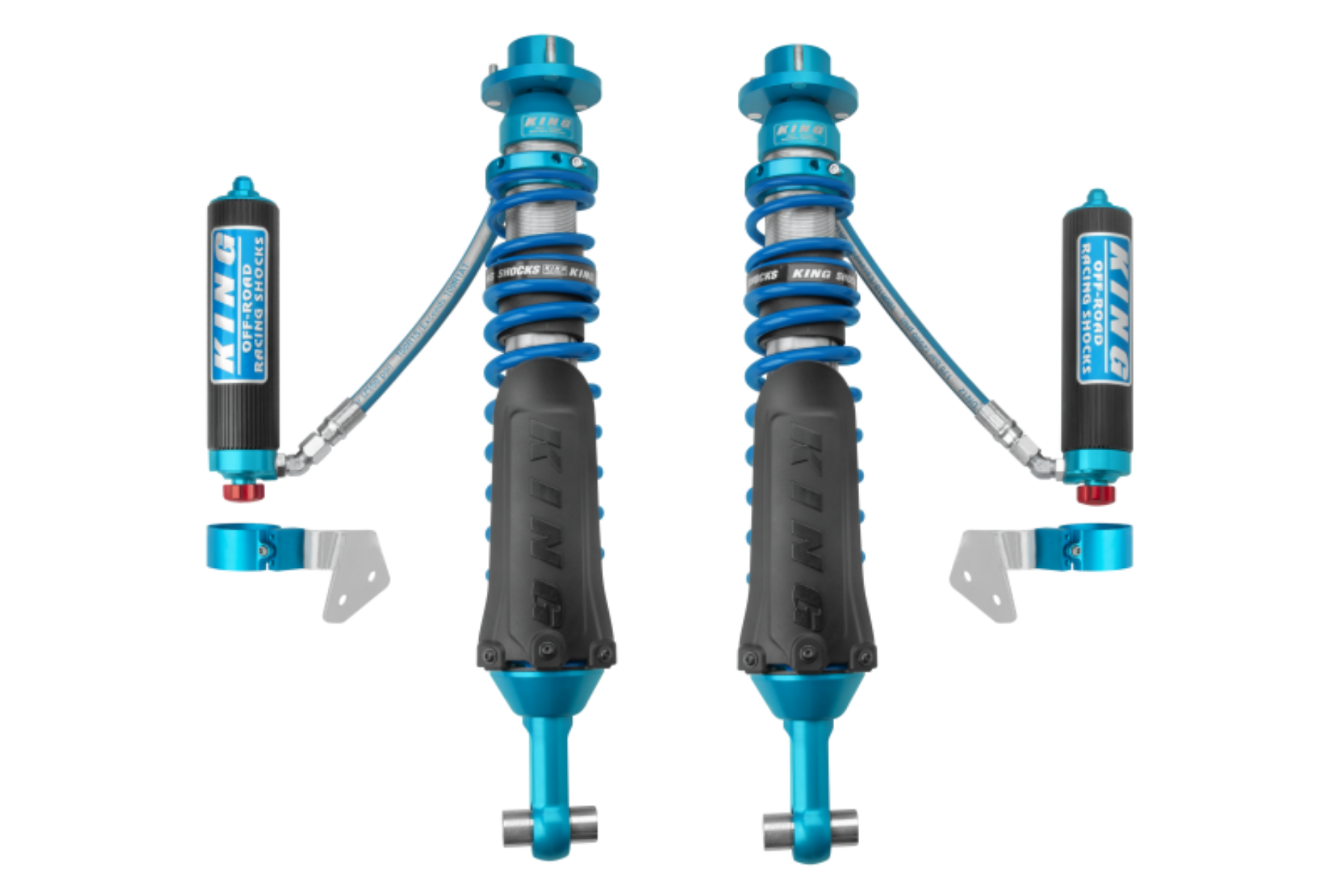 Picture of King Shocks 2021 Ford Bronco Rear 2-5 Dia Remote Reservoir Shock w-Adjusters Pair