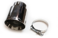 Picture of JBA 3in x 4in x 5-3-4in Double Wall Polished Chrome Tip - Clamp On