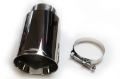 Picture of JBA 2-5in x 4-5in x 8 1-4in Double Wall Polished Chrome Tip - Clamp On