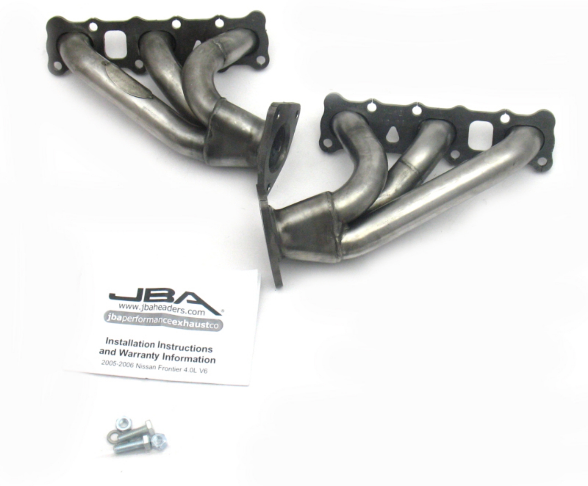 Picture of JBA 04-15 Nissan 4-0L V6 1-5-8in Primary Raw 409SS Cat4Ward Header
