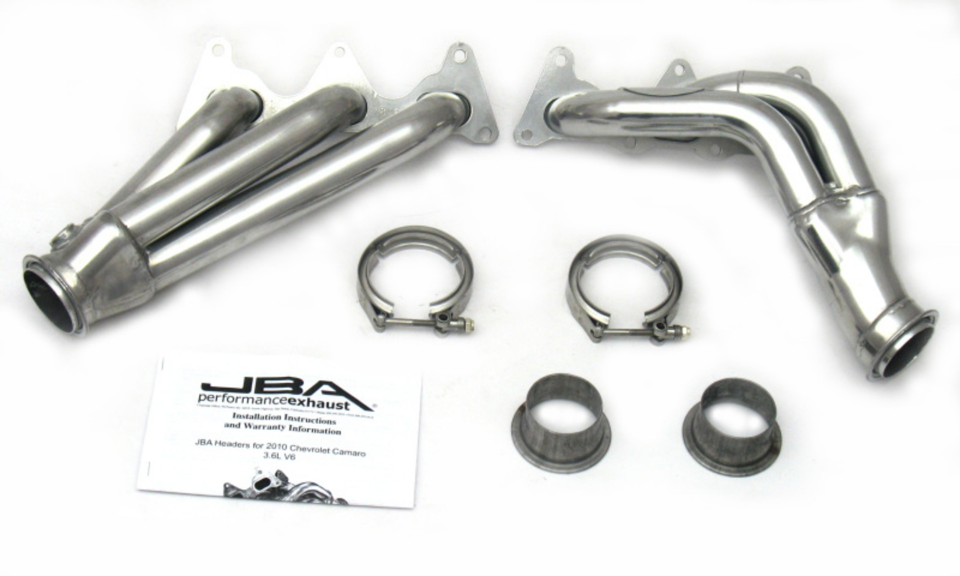 Picture of JBA 10-11 Camaro 3-6L V6 1-5-8in Primary Silver Ctd Cat4Ward Header