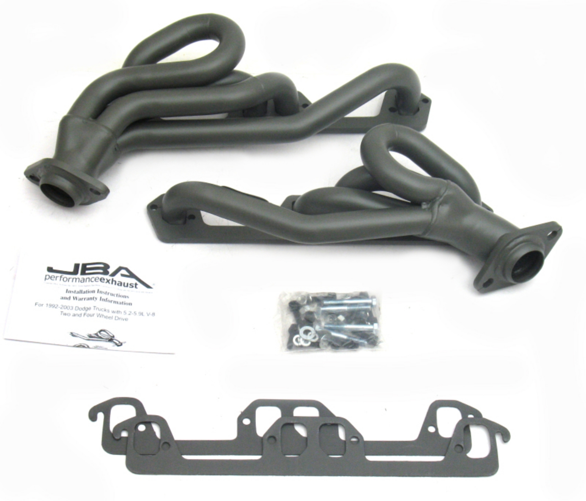 Picture of JBA 96-03 Dodge Truck 5-2L-5-9L Magnum 1-1-2in Primary Ti Ctd Cat4Ward Header