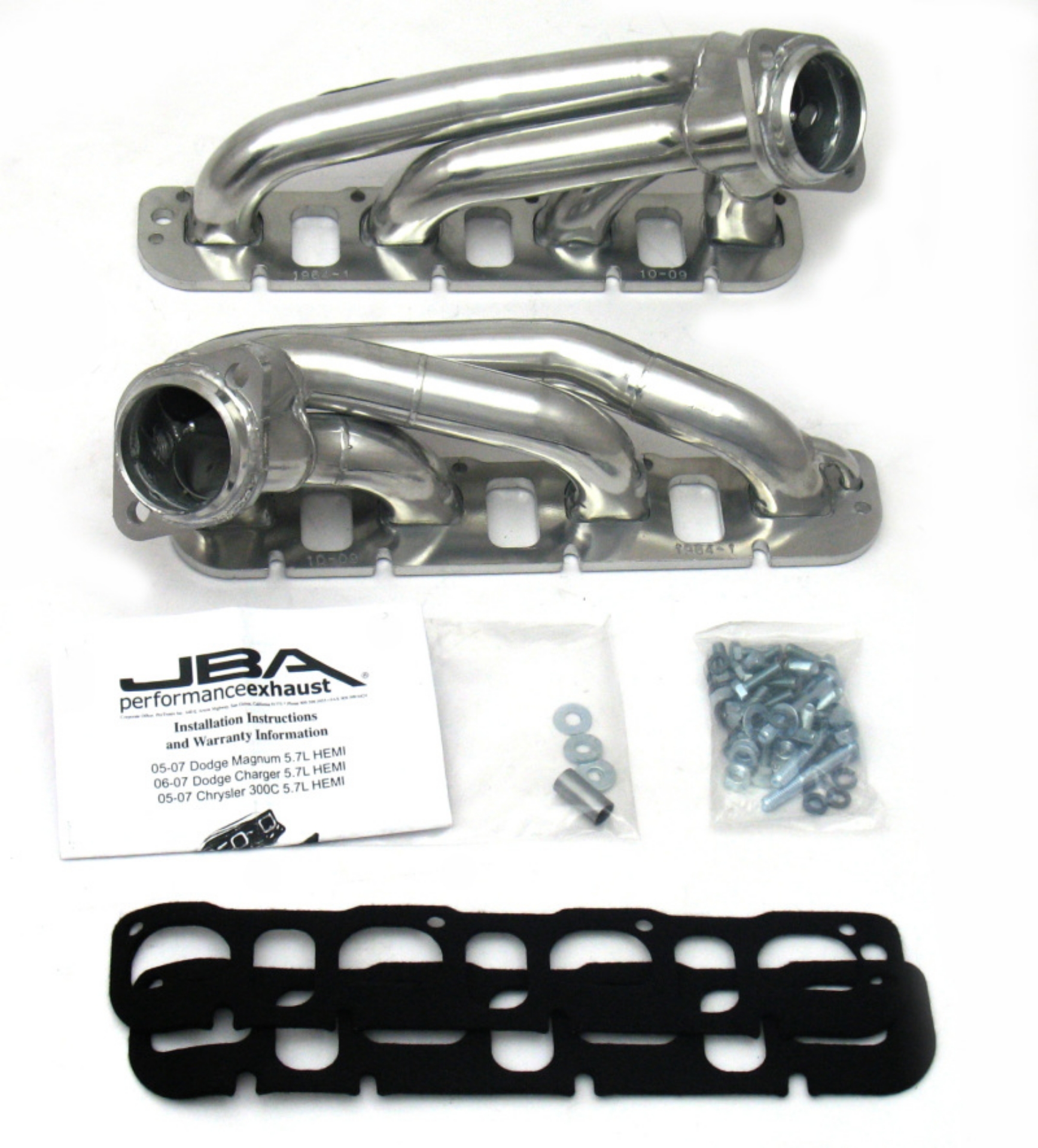 Picture of JBA 09-20 Chrysler 5-7L HEMI 1-3-4in Primary Silver Ctd Cat4Ward Header