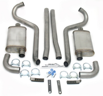 Picture of JBA 65-70 Ford Mustang 260-428 409SS Dual Turn Down Header Back Exhaust