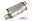Picture of JBA Universal Chambered Style 304SS Muffler 14x8x5 3in Inlet Diameter Offset-Offset