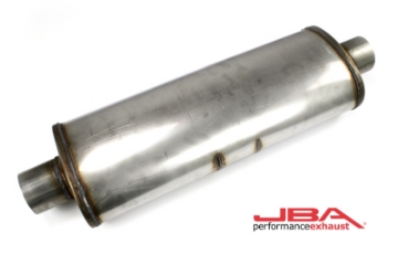 Picture of JBA Universal Chambered 304SS Muffler 22x8x5 3in Center-Center