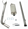 Picture of JBA 95-99 Toyota Tacoma Pre Runner 3-4L 409SS Pass Side Single Exit Cat-Back Exhaust
