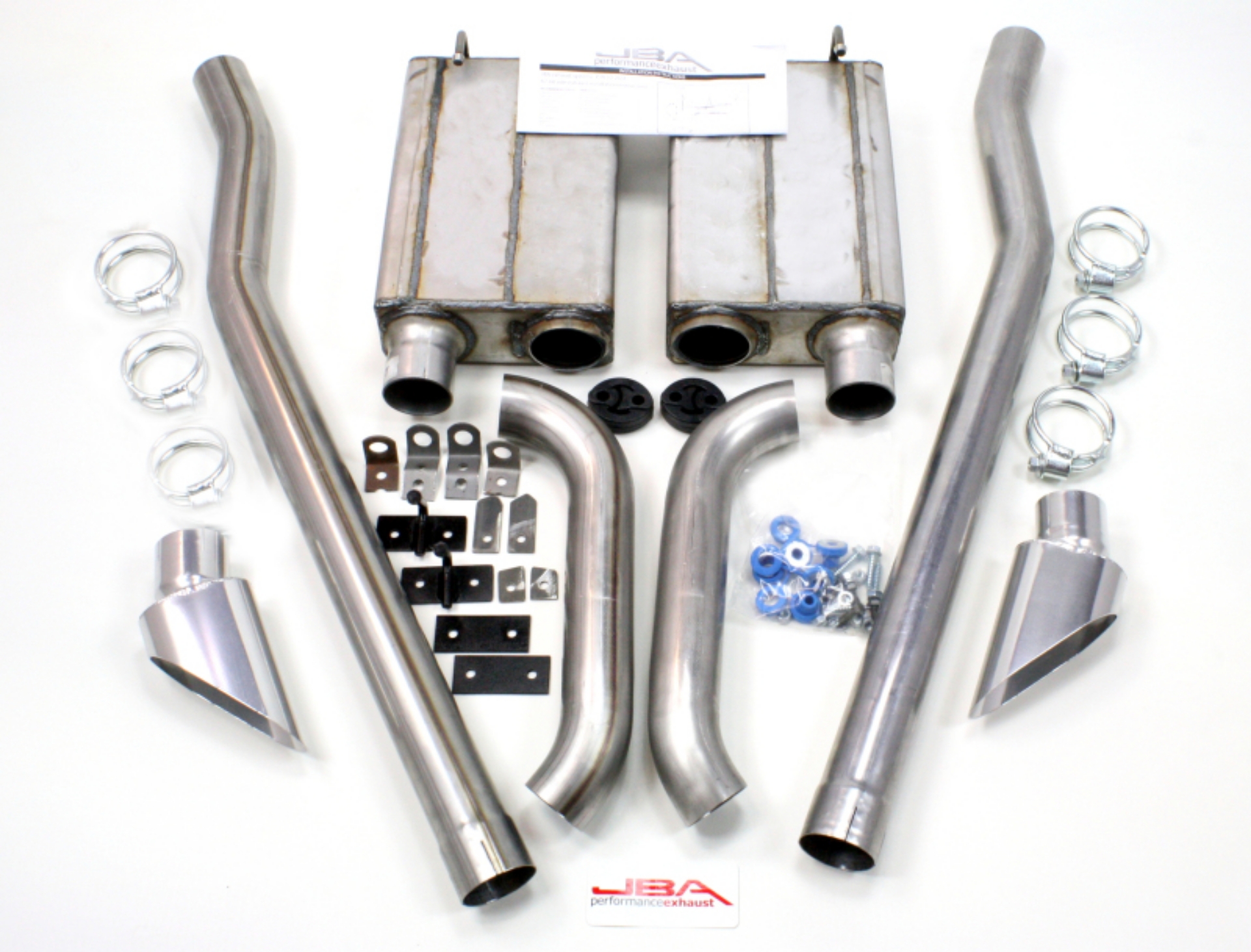 Picture of JBA 65-70 Ford Mustang 260-428 409SS Eleanor Style Dual Side Header Back Exhaust