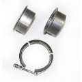Picture of JBA 3in Stainless Steel V-Band Clamp & Flanges