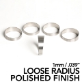Picture of Ticon Industries 4in Pie Cut 1-37D Loose Radius 1mm-0-039in - 5 Pack Polished