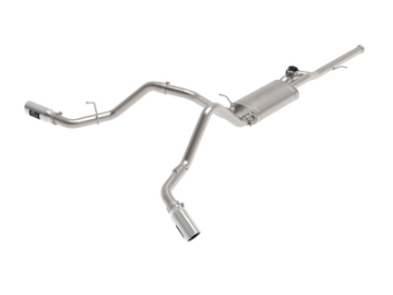 Picture of aFe Gemini XV 3in 304SS CB Exhaust w- Cutout 14-19 GM Trucks 4-3-5-3L w- Pol Tips - CrewCab-Extended