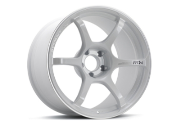 Picture of Advan RG-4 18x9-5 +25 5-112 Racing White Metallic & Ring Wheel