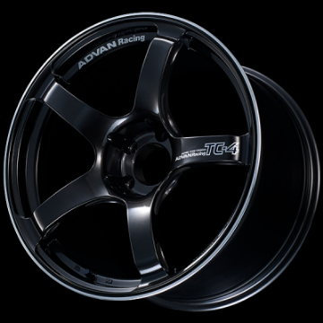 Picture of Advan TC4 18x8 +47 5-100 Racing Black Gunmetallic & Ring Wheel