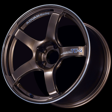 Picture of Advan TC4 18x8-5 +45 5-114-3 Racing Umber Bronze & Ring Wheel