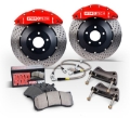 Picture of StopTech 09 Hyundai Genesis Coupe Rear BBK w-Red ST-41 Calipers & 2-Piece Rotors