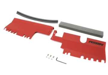 Picture of PERRIN 15-21 Subaru WRX-STI Radiator Shroud Without OEM Intake Scoop - Red