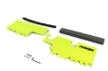Picture of PERRIN 15-21 Subaru WRX-STI Radiator Shroud Without OEM Intake Scoop - Neon Yellow