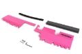 Picture of PERRIN 15-21 Subaru WRX-STI Radiator Shroud With OEM Intake Scoop - Hyper Pink