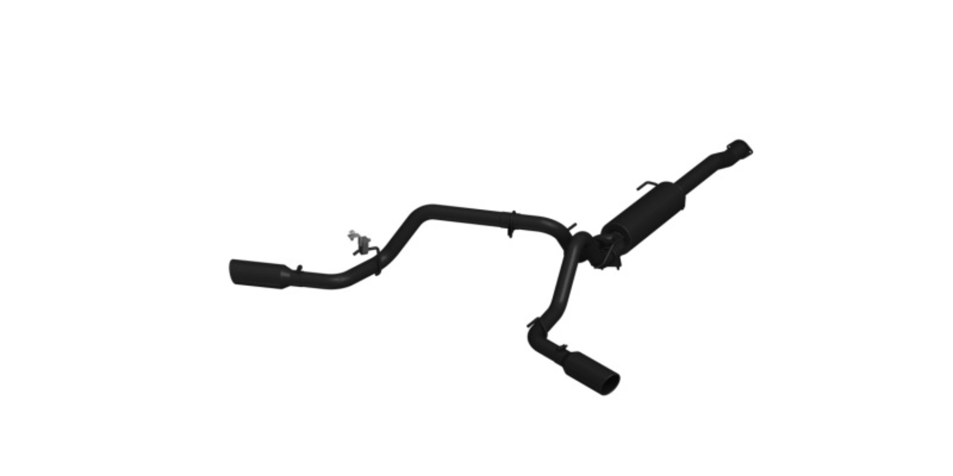 Picture of MBRP 2016 Toyota Tacoma 3-5L 3in Cat Back Dual Split Side Black