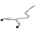 Picture of MBRP 22-23 Hyundai Elantra N 2-0L Turbo T304  5in OD CF Tips Dual Outlet 3in Cat Back Exhaust