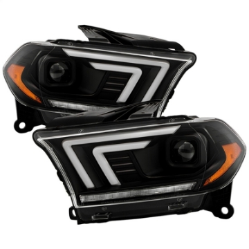 Picture of Spyder 11-13 Dodge Durango HID Model Only Projector Headlights - Black PRO-YD-DDU11HIDSI-BK