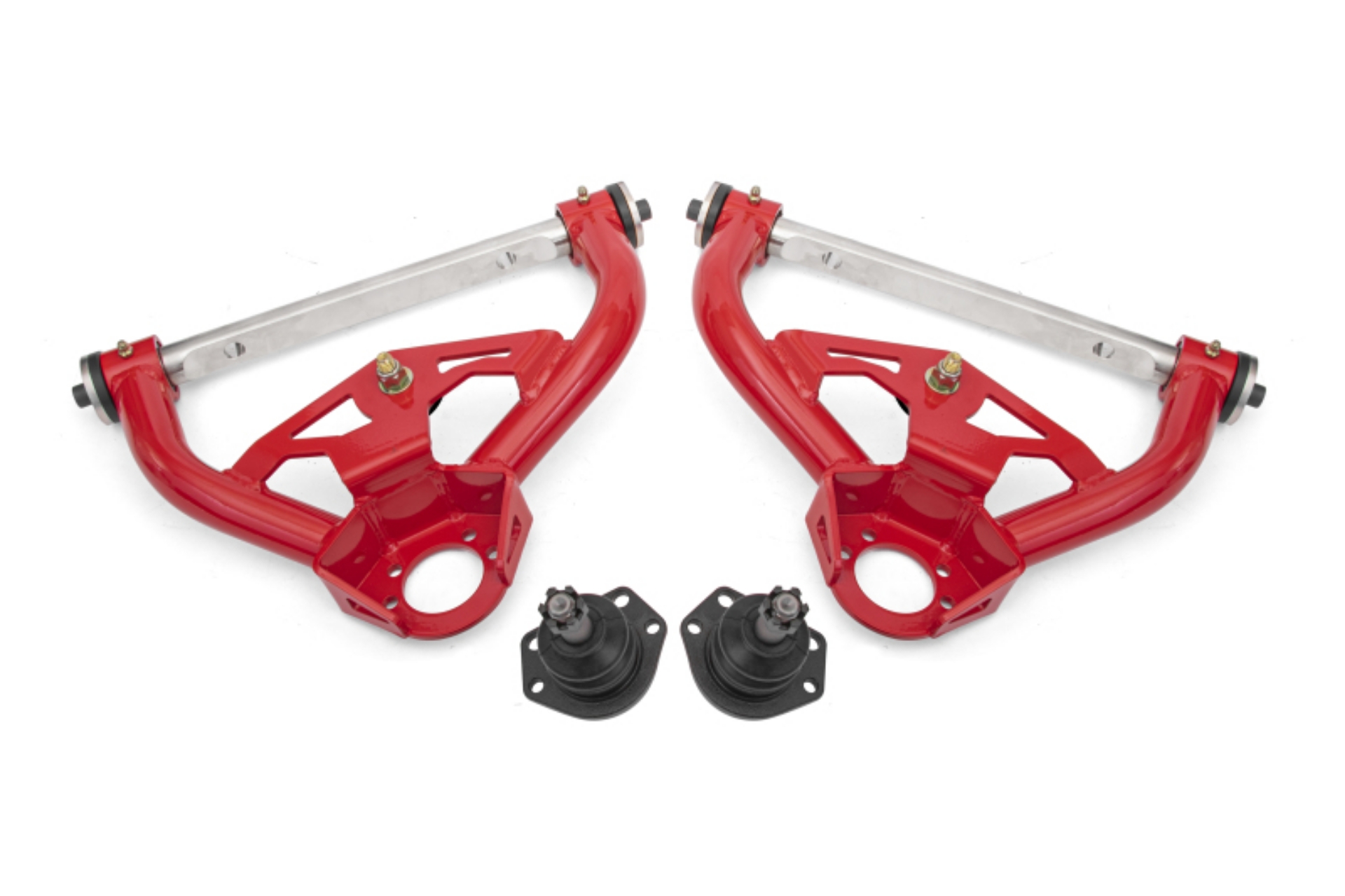 Picture of BMR 78-87 GM G-Body Non-Adjustable Upper A-Arms Delrin Std Ball Joint - Red