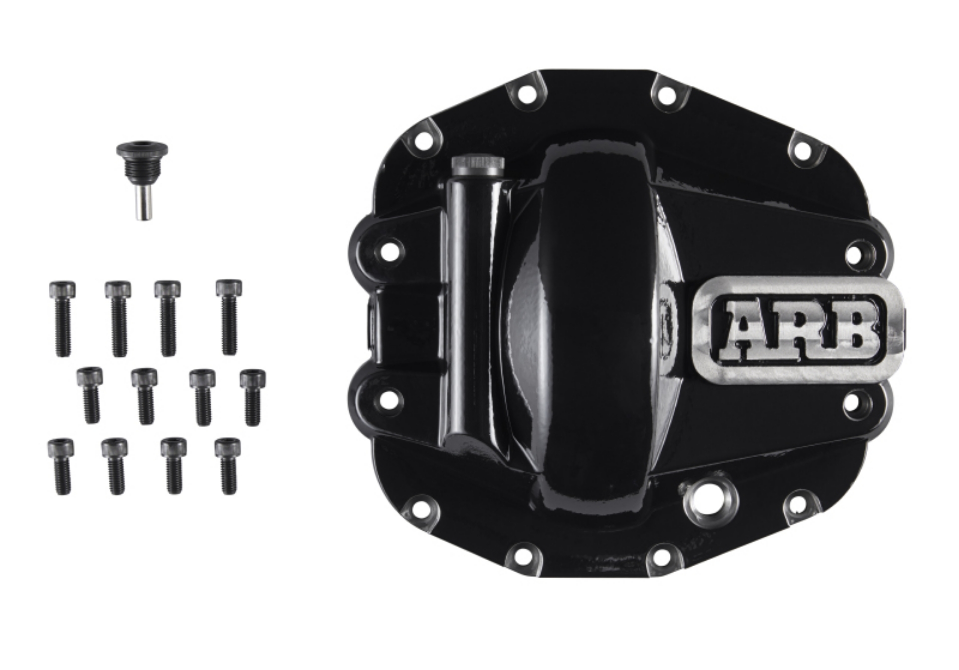 Picture of ARB Diff Cover Blk Jeep JL Rubicon Front