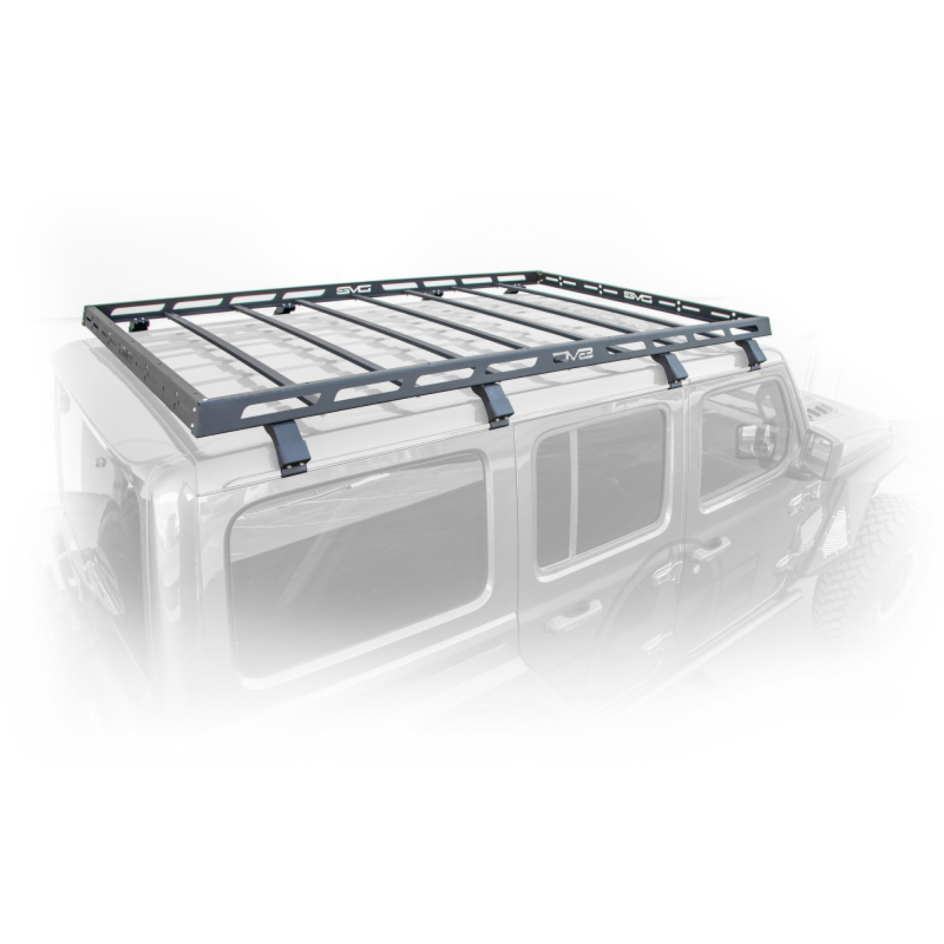 Picture of DV8 Offroad 18-21 Jeep Wrangler JL 4-Door Roof Rack